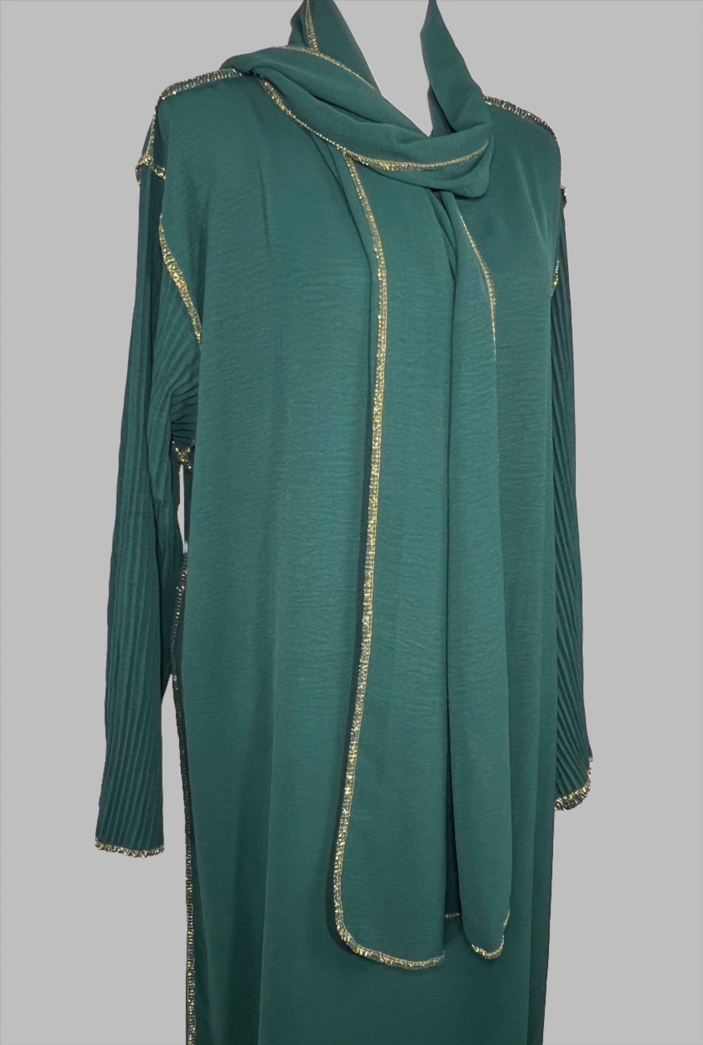 Sea Green - Abaya & Hijab set