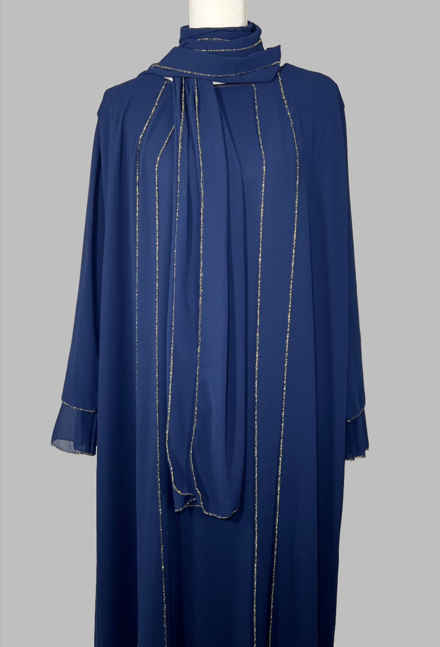 Deep Blue - Abaya & Hijab set